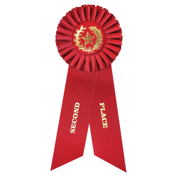Rosette Ribbon - Custom Laser Engraved
