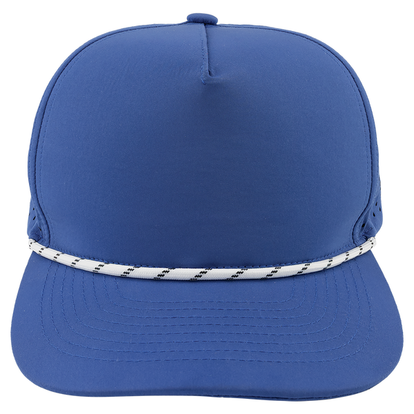 BrimCo Performance Rope Hat - All Blue-White Rope