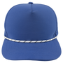 BrimCo Performance Rope Hat - All Blue-White Rope
