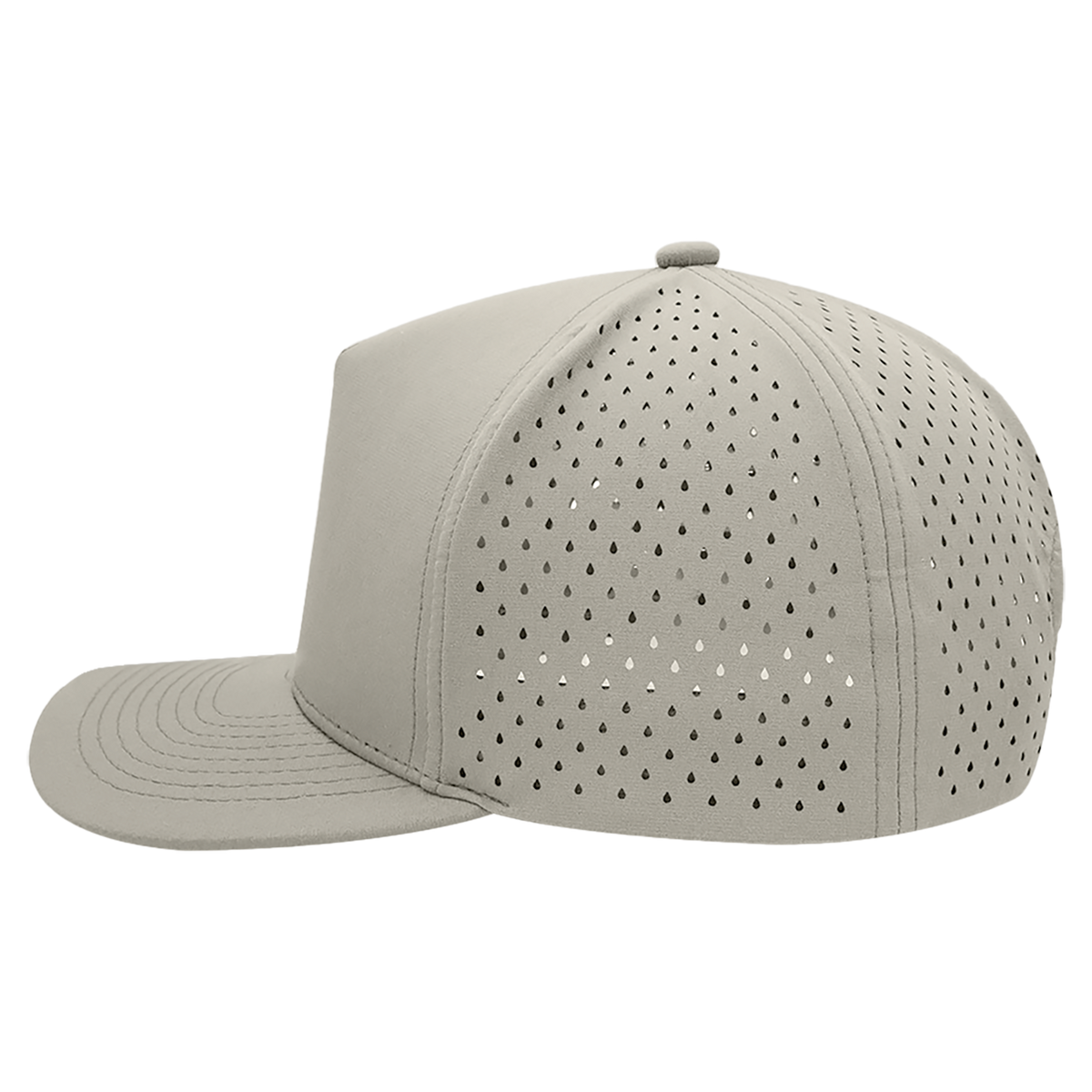 BrimCo Performance Hat - All Light Gray