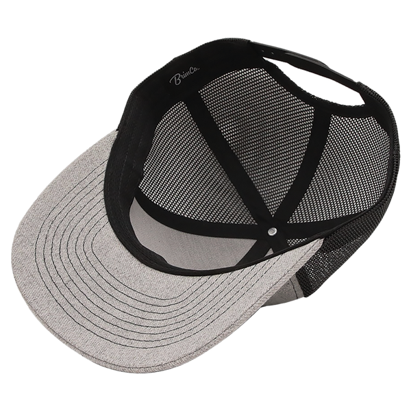 BrimCo Classic Trucker Hat - Heather Gray-Black