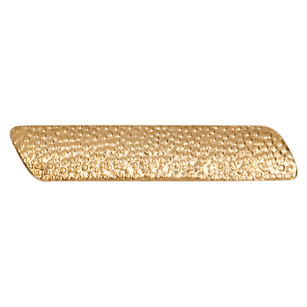 Large Gold Bar Lapel Pin - 1.25" x 1/4" - Custom Laser Engraved