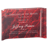 Marble Crescent Acrylic - Custom Engraved Award