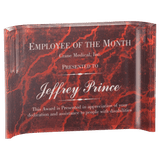 Marble Crescent Acrylic - Custom Engraved Award