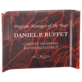 Marble Crescent Acrylic - Custom Engraved Award