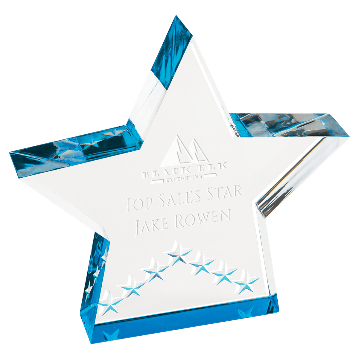 Star Performance Acrylic - Custom Engraved Award