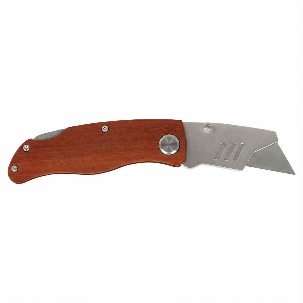 Wood Handle Utility Knife - Laser Engraved Gift
